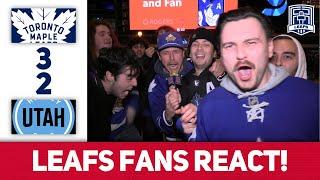 A Bad Night To Be A Hockey Club | Leafs 3-2 Utah | Leafs Fans React