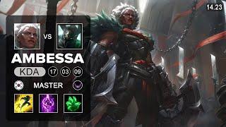 Ambessa vs Mordekaiser Top - KR Master - Patch 14.23 Season 14