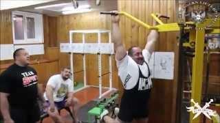 Pull Ups face off - 180kg Sarychev vs 165kg Koklyaev vs Malanichev - True Gym 11