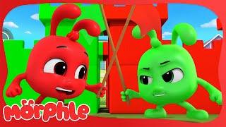 Morphle's Red vs Green Challenge | Cartoons for Kids | Mila and Morphle