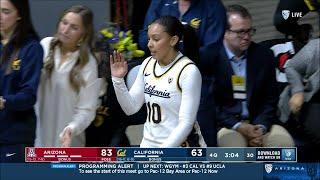  Freshman Lulu Twidale Hits 6-7 From Three, Career-High 24pts | Arizona vs Cal | College Basketball