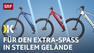 E-Bikes im Test: Die besten Mountainbikes für sportliche Bergabenteuer | 2023 | Kassensturz | SRF