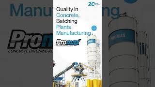 Promax Concrete Batching Plants  #mobileconcreteplants