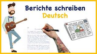 Berichte schreiben - kurz & knackig | Deutsch