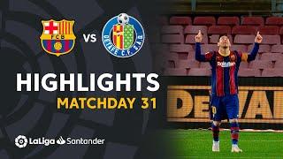 Highlights FC Barcelona vs Getafe CF (5-2)