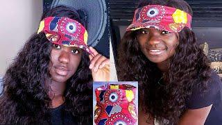 How to sew a visor cap/ Base ball hat with African fabric