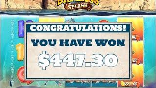 Big Bass Splash Spun in bonus! #casinoground #gambling #recordwin #casinoonline #casino