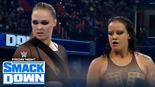 Shayna Baszler makes quick work of Tegan Nox after Ronda Rousey is ambushed backstage | WWE on FOX
