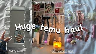 Huge Temu Unboxing  Room decor + cute finds 🫧[ ASMR Aesthetic ] ️