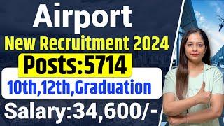 AirPort New Vacancy 2024 | Airport Recruitment 2024 | Technical Government Job| Latest Jobs #airport