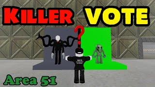 Revealing the BEST Area 51 Killer? REACTION - Roblox SAKTK Killer Wars