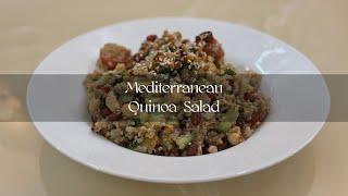 MEDITERRANEAN QUINOA SALAD / RICH PROTEIN SALAD / HEALTHY RECIPE