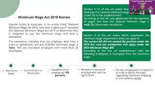 The New Minimum Wage: Implementation, Payroll Adjustment and Payroll Management