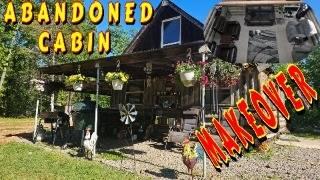 COMPLETE CABIN MAKEOVER tiny house, homesteading, off-grid, cabin build, DIY, HOW TO sawmill tractor