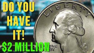 Top 3 Rare Quarter dollar Washington quarter Coins Worth A lot of money! Coins worth money