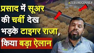 Tirupati Balaji Laddu Row: प्रसाद में सूअर की चर्बी देख भड़के Tiger Raja, किया बड़ा ऐलान |Beef Fat