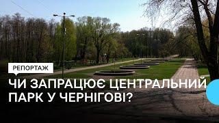 Порожні ятки, непрацюючі атракціони: чи запрацює Центральний парк культури та відпочинку у Чернігові