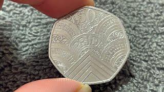 2022 United Kingdom 50p Coin (Pride UK) • Values, Information, Mintage, History, and More