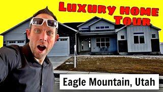 Luxury HOME TOUR Eagle Mountain Utah - Homes for Sale in Utah - $1.2 Million Home