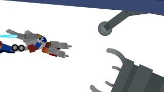 TF3 Jetwing Optimus VS Driller (stick nodes)