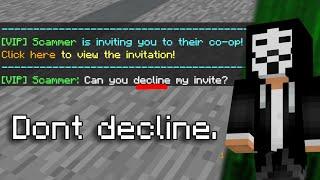 When the scammer is actually smart... Hypixel Skyblock