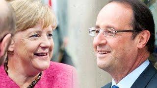 Hollande-Merkel call for unity over destructive nationalism