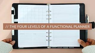 4 Levels of a Functional Planner Setup - A Beginners Guide (Pros Welcome )