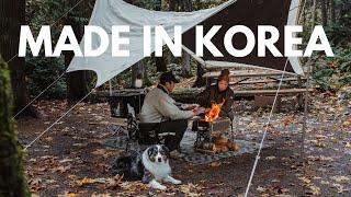 Relaxing Autumn Camp ASMR with the Best New Korean Camping Gear