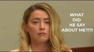 Amber HAD TO HOLD IN RAGE when Johnny Depp Said This | Johnny Depp vs Amber Heard Trial