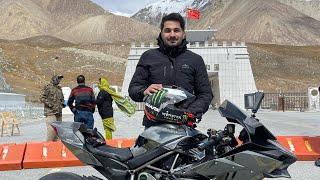 WORLDS FASTEST HYPERBIKE AT THE WORLDS HIGHEST INTERNATIONAL BORDER CROSSING | ZS MOTOVLOGS |