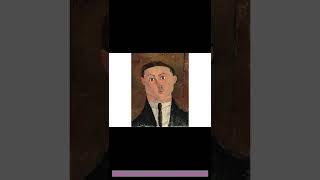 Как живая! Ожившая картина Амедео Модильяни "Поль Гийом" #shorts #модильяни #ожившиекартины #портрет