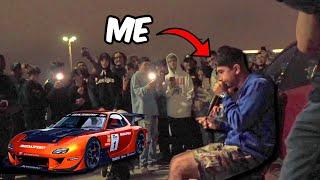 Live Car Sounds at My Own Meet *Ridiculous Crowd*