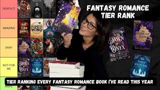 Fantasy Romance Tier Rank (2023) // Tier Ranking 40+ Fantasy Romance Books 