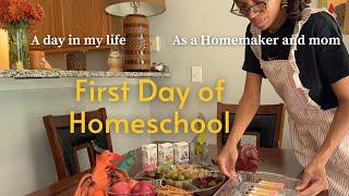 A Day in our Homeschool life | Classroom tour | Mom of 3