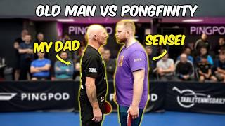 Old Man Challenges Pongfinity!