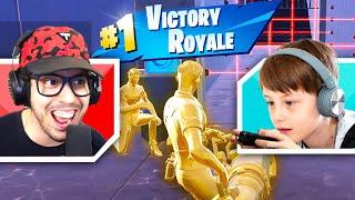 Winning with the Most WHOLESOME Kid Ever! (Fortnite)