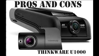 THINKWARE U1000 DUAL DASH CAM- CONSUMER 3 MONTH REVIEW