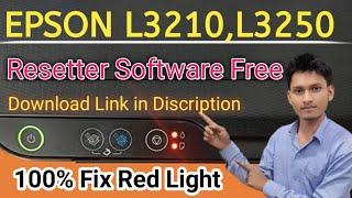 Epson L3210, l3215, L3250, L3216 L3110 Red Light Blinking Solution || Epson L3210 Service Required