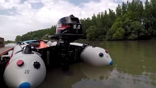 Hangkai 6 HP chinese outboard motor speed test