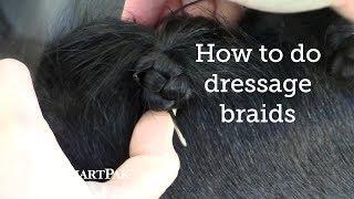 How to do dressage braids with Shannon Dueck