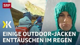 Günstige Outdoor-Jacken im Test: Welche hält wirklich dicht? | 2024 | Kassensturz | SRF