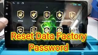 Reset  Factory Password and All password in Android Car player TS7. Extra setting Password.