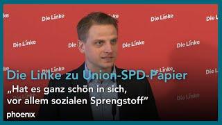 Die Linke: Pressekonferenz mit Maximilian Schirmer (stellv. Bundesvorsitzender) | 10.03.25