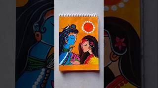 Lord Shiva - Parvati abstract painting  #painting #shorts #abstractart #shortsvideo #drawing #shiv