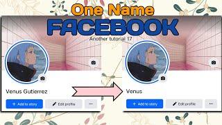 how to one name on facebook 2024 | another way (17)