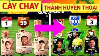  Mình đã đạt từ 0 ĐẾN 100 OVR TRONG 3 NGÀY | GÀ CÀY CHAY FC MOBILE