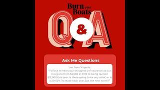 Q&A from Len from Virginia #burnyourboatspodcast #realestateinvesting #wealthcreation