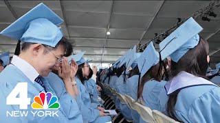 Columbia University begins smaller commencement ceremonies | NBC New York