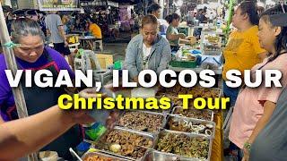 Vigan City, Ilocos Sur - Christmas Tour | Streets, Night Market & Street Food in Vigan, Philippines!