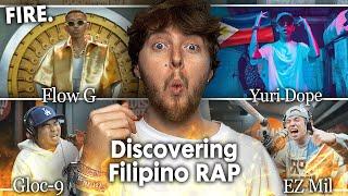 DISCOVERING FILIPINO RAP! (Flow G, Gloc-9, EZ Mil, Skusta Clee, Yuri Dope | Reaction)